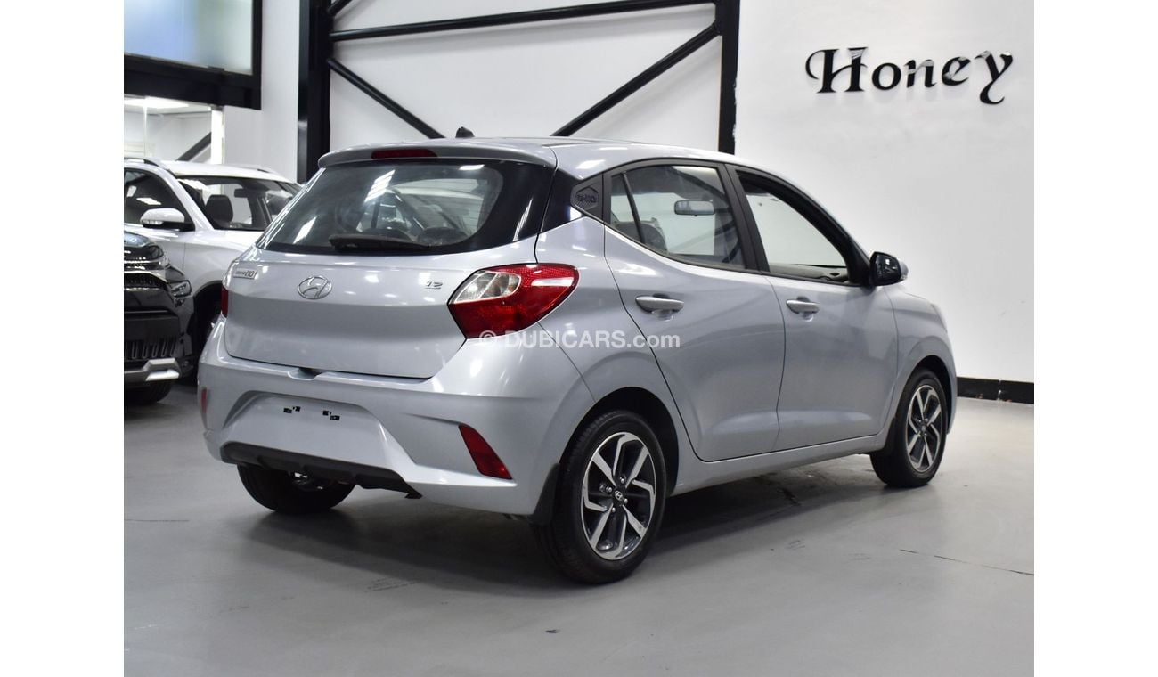 Hyundai Grand i10 EXCELLENT DEAL for our Hyundai Grand i10 1.2L ( 2023 Model ) in Silver Color GCC Specs