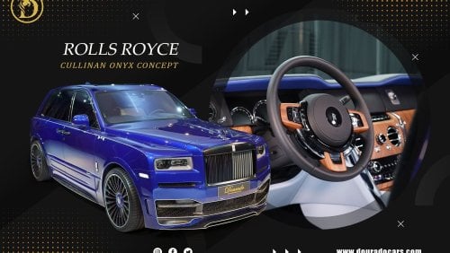 Rolls-Royce Cullinan Onyx Concept | Deep Salamanca Blue | 3-Year Warranty and Service, 1-Month Special Price Offer