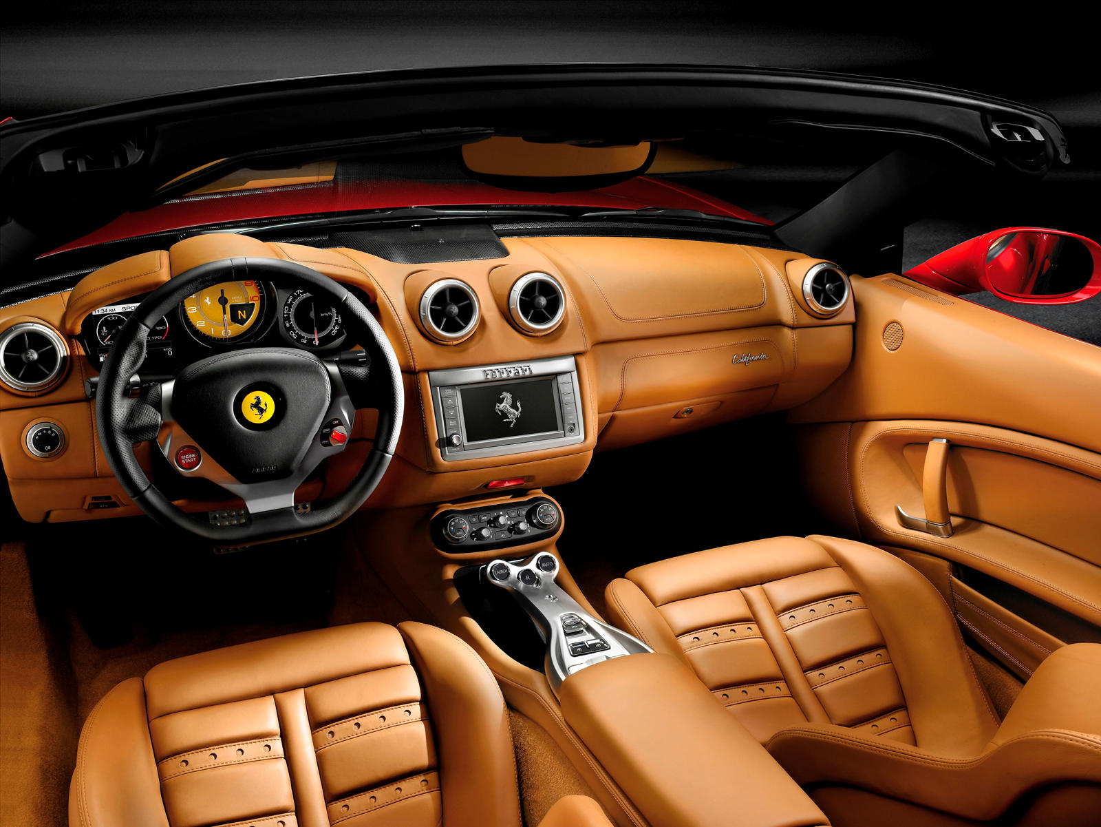Ferrari California interior - Cockpit