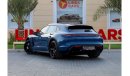 بورش تايكان توربو Porsche Taycan Turbo 2022 GCC under Agency Warranty with Flexible Down-Payment/ Flood Free.
