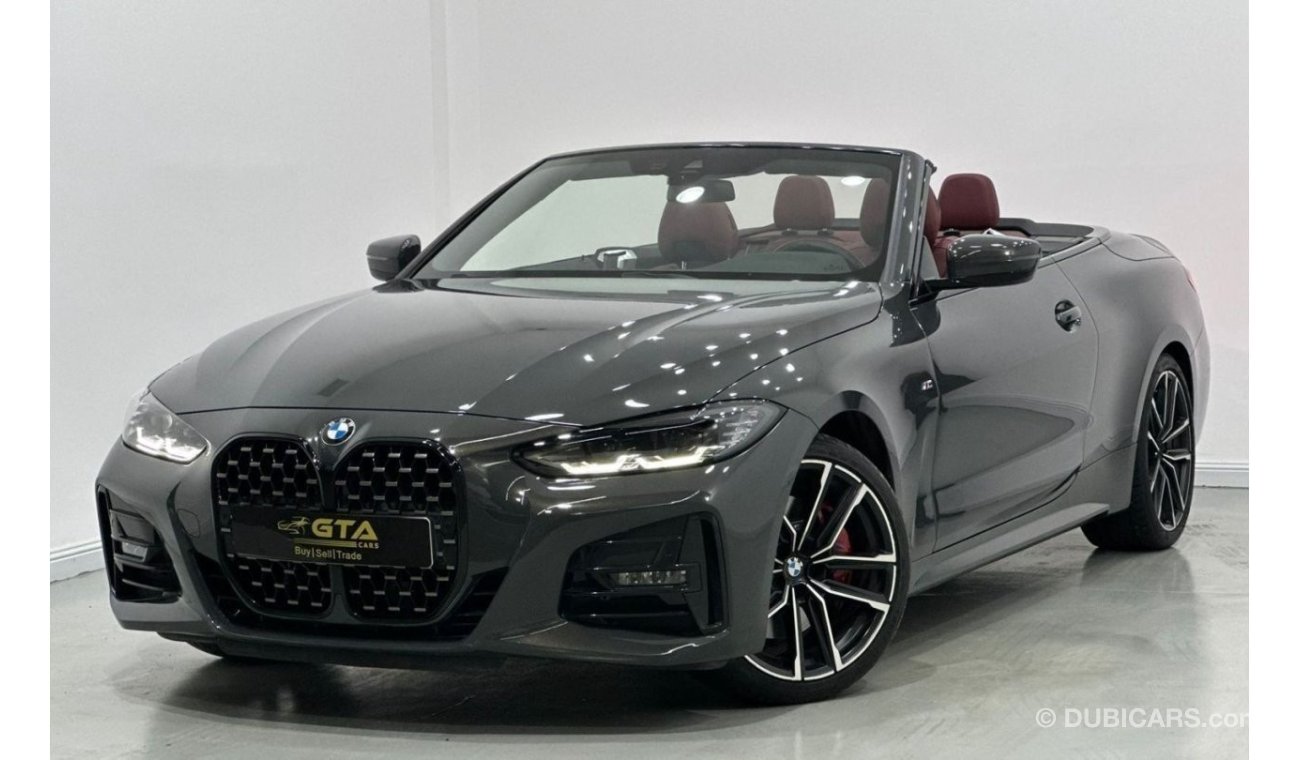 بي أم دبليو 430i M سبورت M سبورت 2022 BMW 430i M-Sport Convertible, Warranty, May 2027 BMW Service Pack, Low Kms, GCC