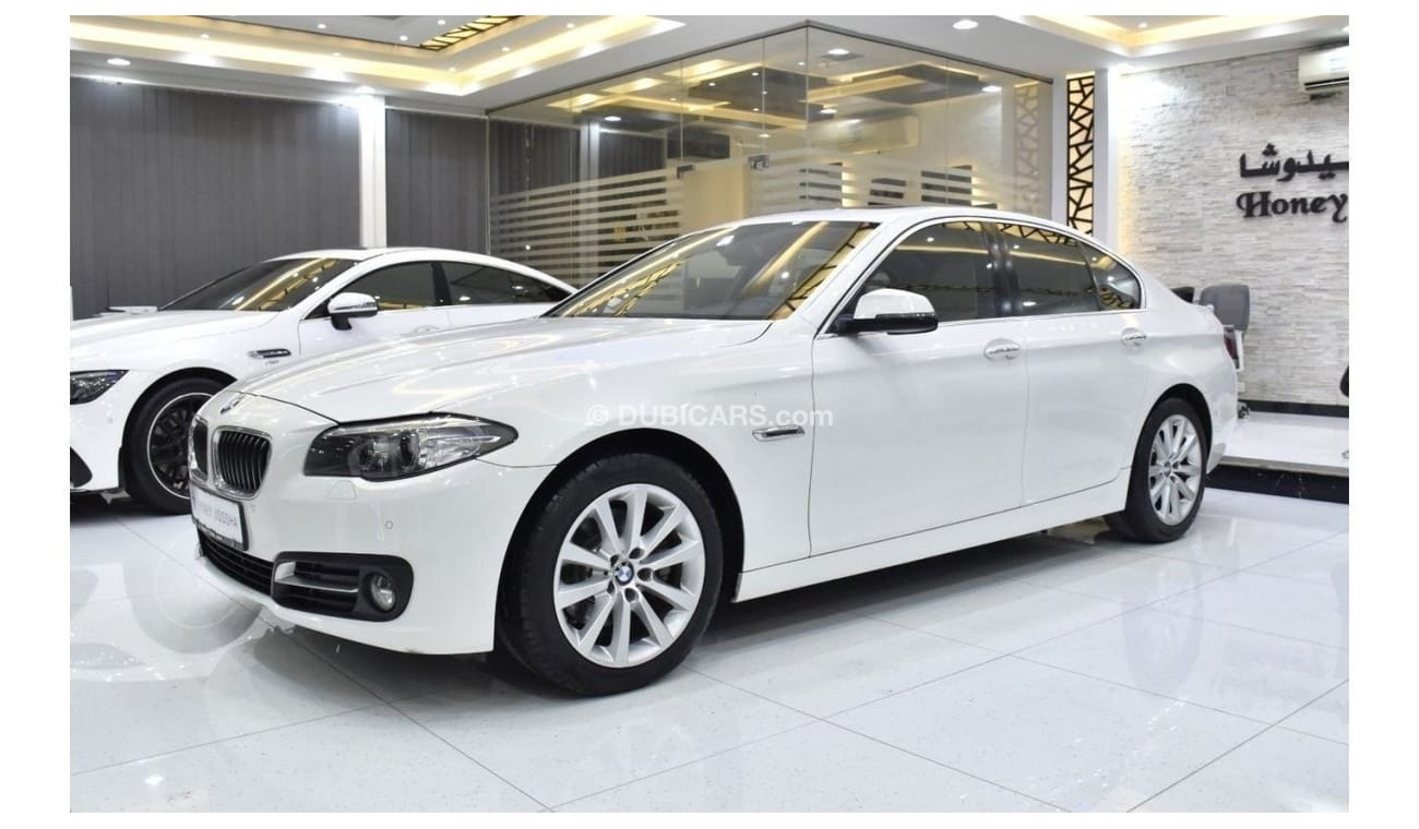 بي أم دبليو 520i EXCELLENT DEAL for our BMW 520i ( 2015 Model ) in White Color GCC Specs