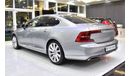 فولفو S90 EXCELLENT DEAL for our Volvo S90 T6 AWD ( 2018 Model ) in Silver Color GCC Specs