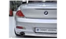 بي أم دبليو 650i EXCELLENT DEAL for our BMW 650i Convertible ( 2006 Model ) in Silver Color GCC Specs