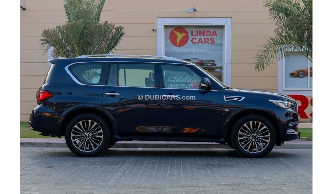 Infiniti QX80 Luxe 7st Infiniti QX80 2020 GCC under Warranty with Flexible Down-Payment/ Flood Free.