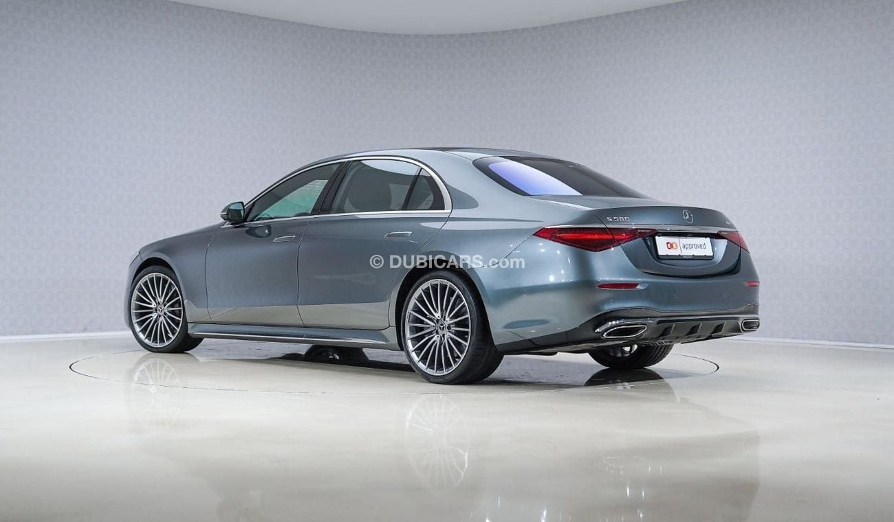 مرسيدس بنز S 580 AMG Line - AED 8,550 P/M - Warranty till 07/2027