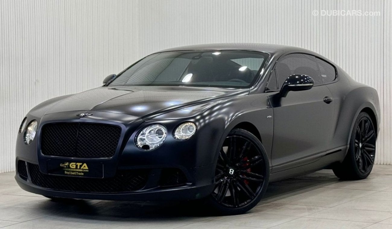 بنتلي كونتيننتال جي تي 2013 Bentley Continental GT W12 Speed, Full Service History, GCC