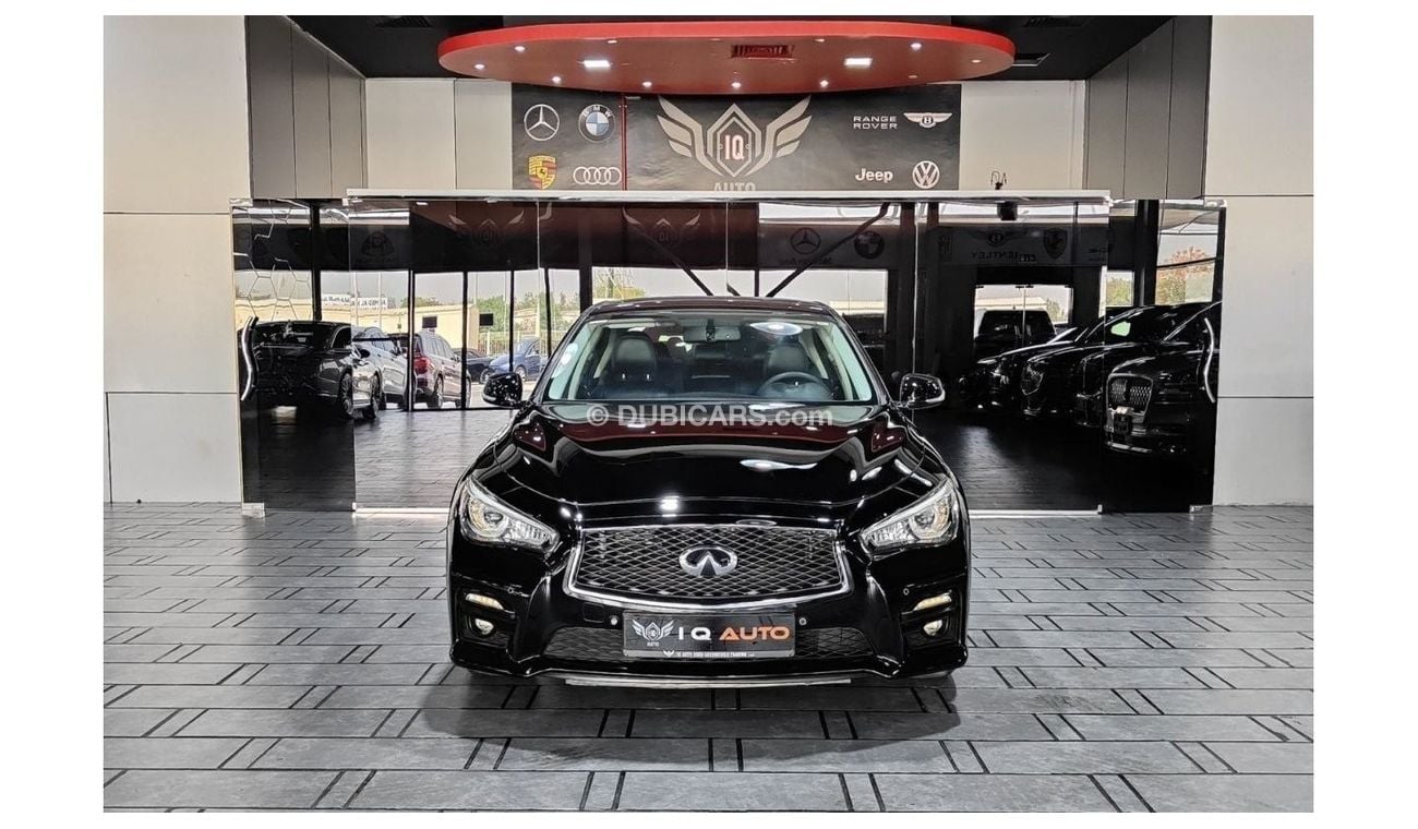 Infiniti Q50 Sport AED 1,000 P.M | 2017 INFINITI Q50S | UNDER WARRANTY GCC | 3L TWIN TURBO | SUNROOF