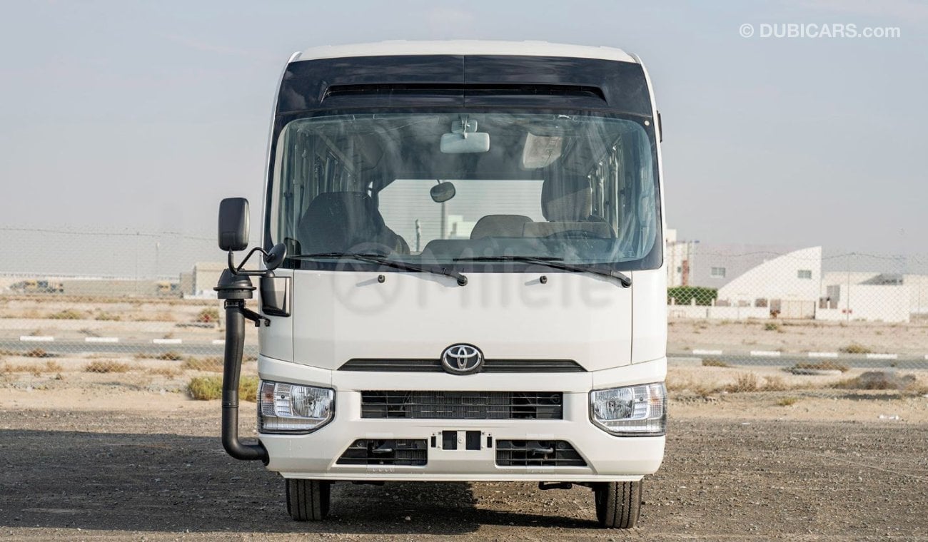 Toyota Coaster 4.2L DIESEL MT 30-SEATER: WITH SNORKEL, AC, ABS, AIRBAG