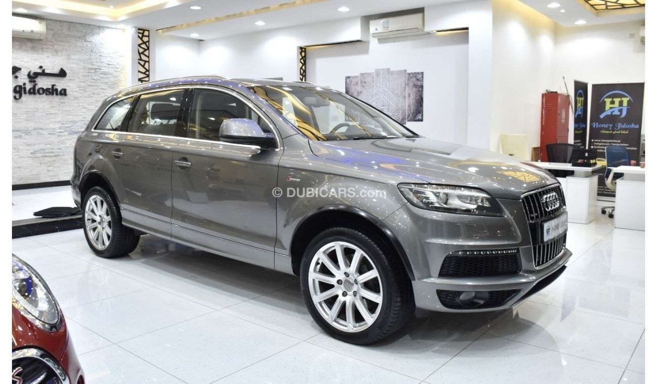 Audi Q7 EXCELLENT DEAL for our Audi Q7 SuperCharged ( 2014 Model ) in Grey Color GCC Specs