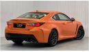 Lexus RC F 2015 Lexus RC-F, Full Lexus Service History, Low Kms, Carbon Fiber Package, Excellent Condition, GCC