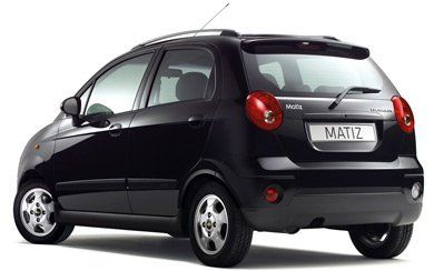 Chevrolet Matiz exterior - Rear Right Angled