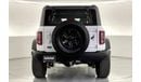 Ford Bronco WildTrak - Sasquatch Package