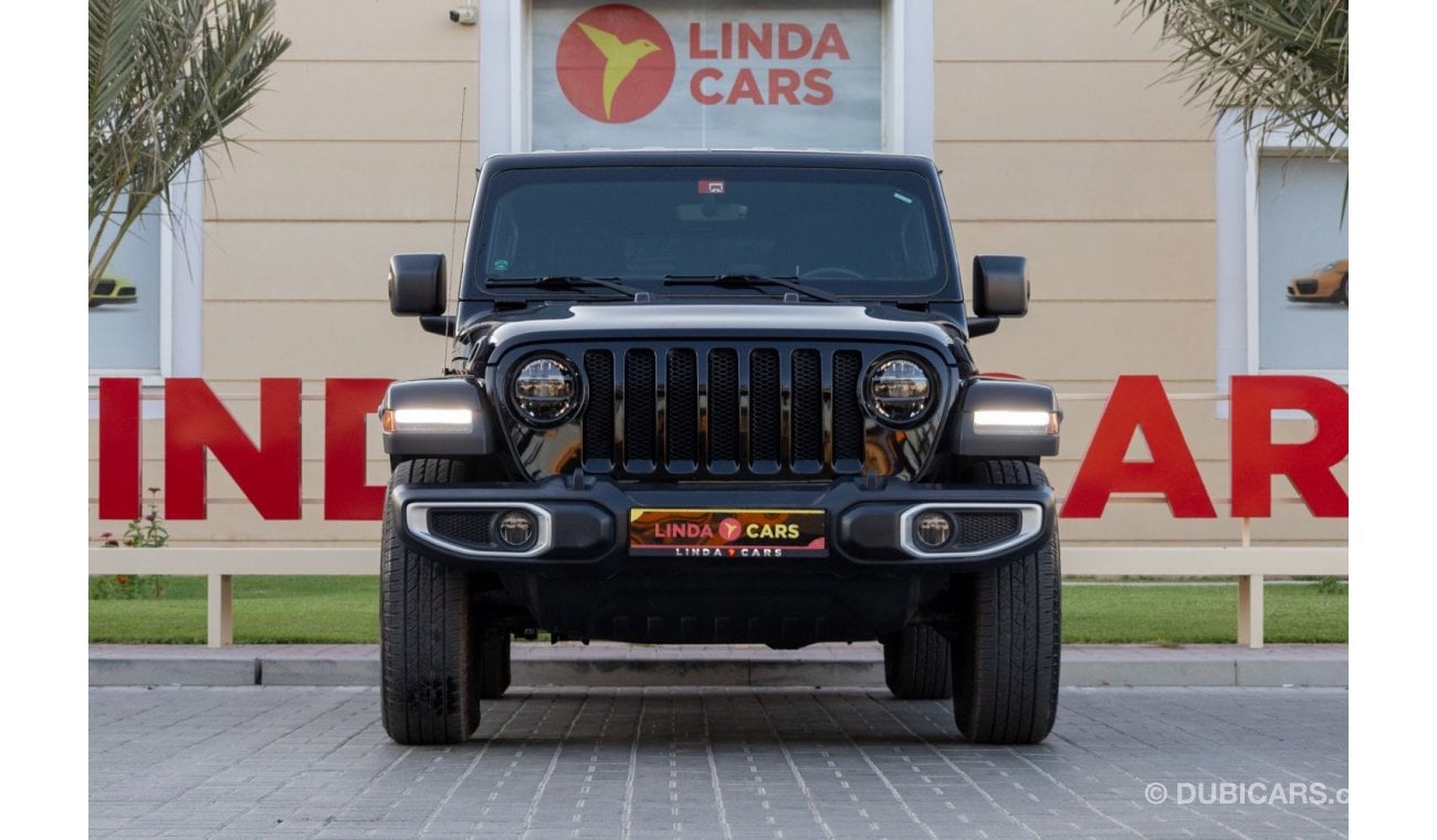 Jeep Wrangler Unlimited Sahara 3.6L Jeep Wrangler Unlimited Sahara 2019 GCC (LOWEST MILEAGE) under Warranty with F