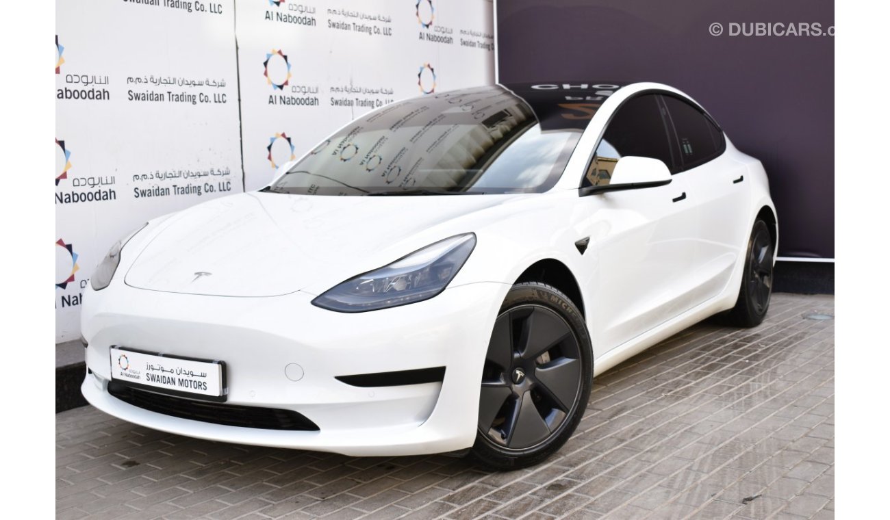 Tesla Model 3 AED 2239 PM I 2022 GCC MANUFACTURER WARRANTY UP 2026 OR 80K KM