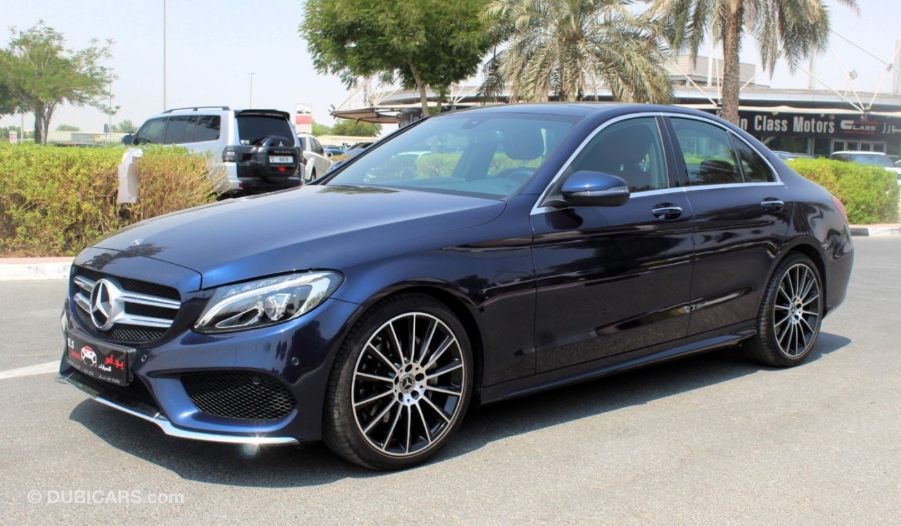 Mercedes-Benz C200 AMG Pack MERCEDES C200 AMG FULL OPTION 2018 GCC GARGASH LOW MILEAGE SINGLE OWNER IN MINT CONDITION