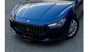 Maserati Ghibli GT  | 3,329 P.M  | 0% Downpayment | Maserati Warranty!