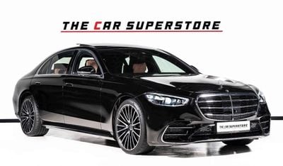 Mercedes-Benz S 580 4MATIC Exclusive 4.0L 2024-MERCEDES BENZ S580 4MATIC AMG LINE LWB-GCC-SERVICE CONTRACT AND WARRANTY