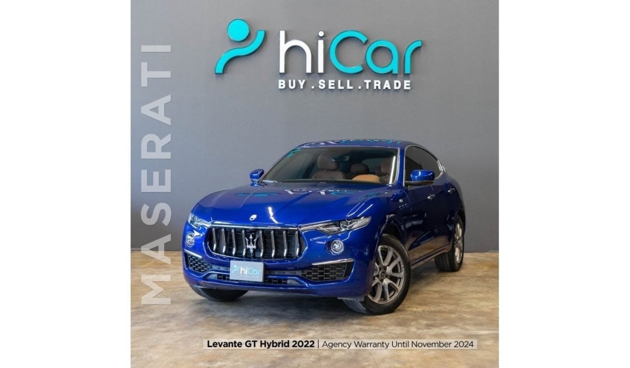 Maserati Levante GT Hybrid AED 3,450 pm • 0% Downpayment • GT-Hybrid • Agency Warranty Until November 2024