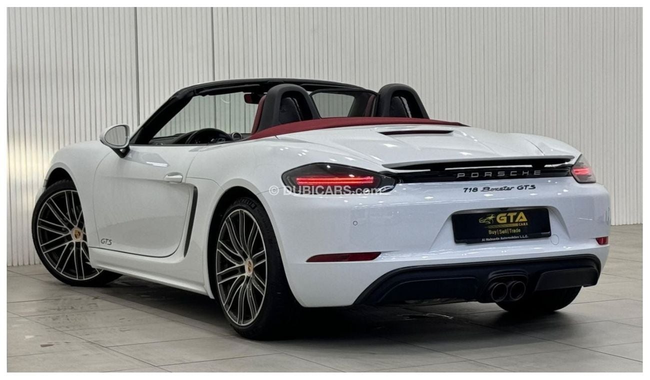 بورش بوكستر 718 2019 Porsche 718 Boxster GTS, One Year Warranty, Porsche Agency Full Service History, GCC