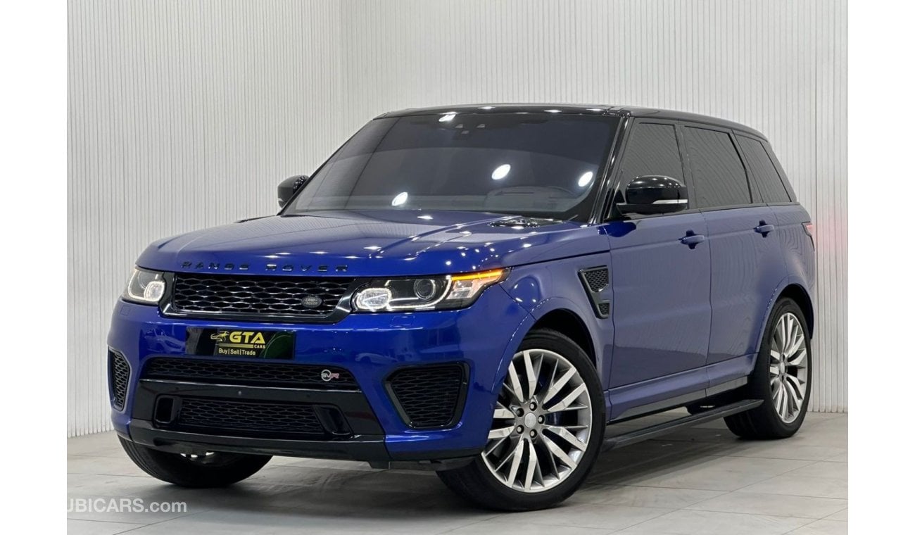 لاند روفر رانج روفر سبورت أس في آر 2017 Range Rover Sport SVR, Sep 2025 Range Rover Warranty, Carbon Fiber Package, Full Options, GCC