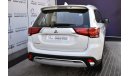 Mitsubishi Outlander AED 1039 PM | 2.4L GLX 7STR GCC DEALER WARRANTY