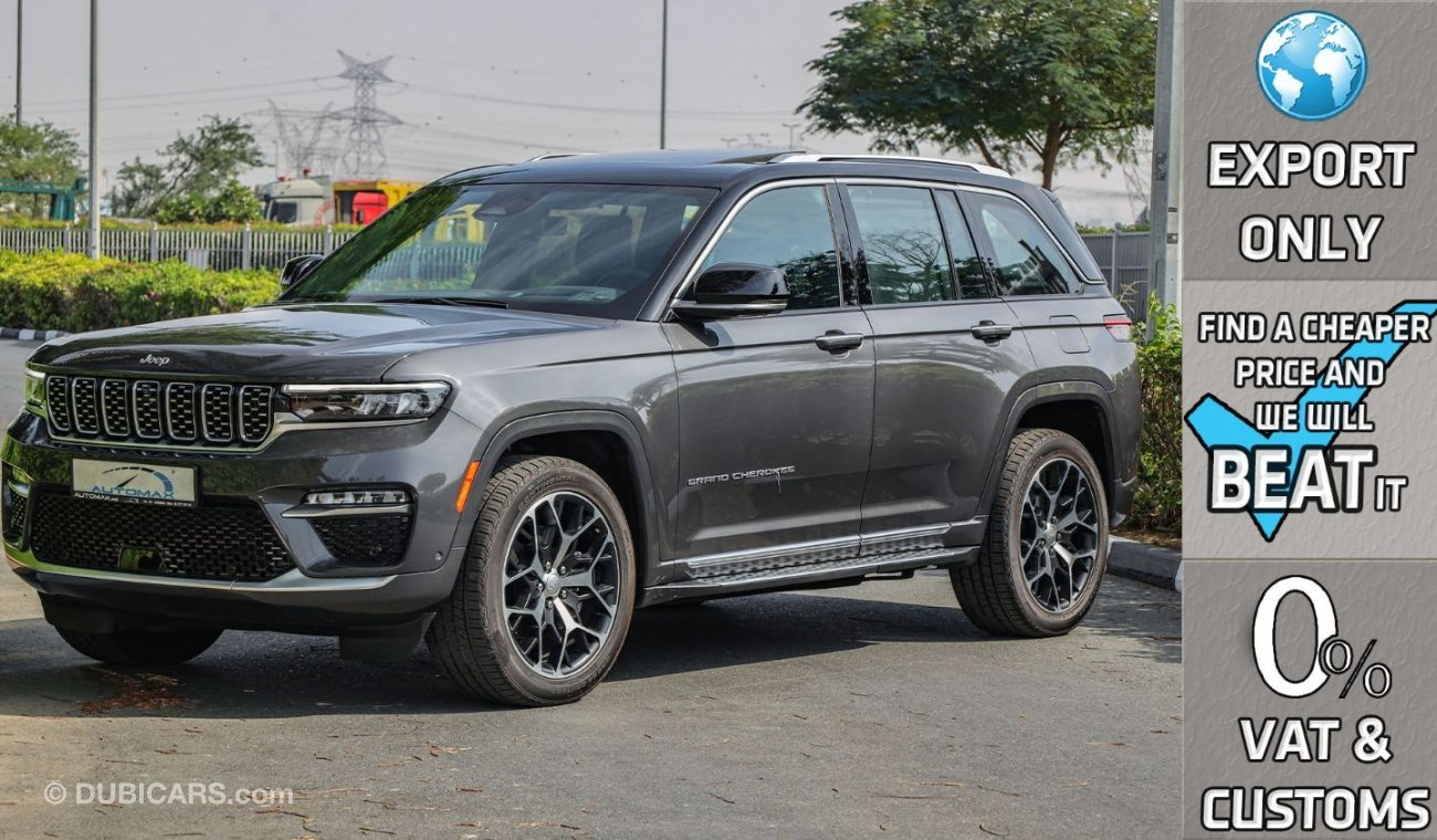 Jeep Grand Cherokee Summit Reserve Luxury Night Vision 4X4 , 2023 GCC , 0Km , (ONLY FOR EXPORT)