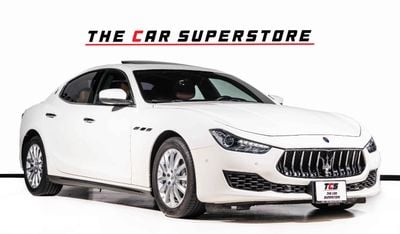 Maserati Ghibli Std 2019 - MASERATI GHIBLI - GCC - WARRANTY AVAILABLE - FULL AGENCY HISTORY - IMMACULATE CAR