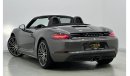 Porsche 718 Boxster Std 2020 Porsche 718 Boxster, August 2025 Porsche Warranty, Full Porsche Service History, GCC