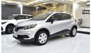 Renault Captur EXCELLENT DEAL for our Renault Captur ( 2019 Model ) in Silver Color GCC Specs