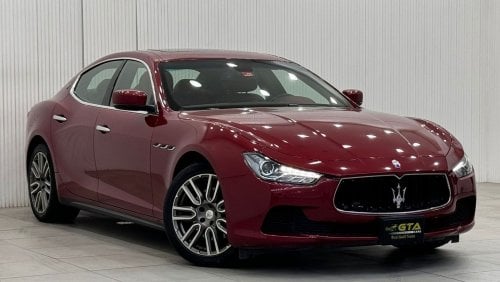 مازيراتي جيبلي 2016 Maserati Ghibli Ermenegildo Zegna Edition, Service Package, Full Service History, GCC