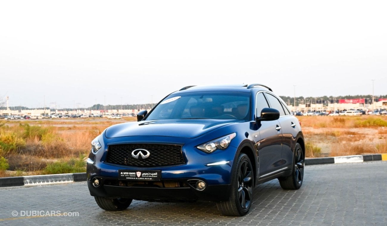 Infiniti QX70 Excellence Infiniti QX70 S 2017 GCC in excellent condition, inside and out