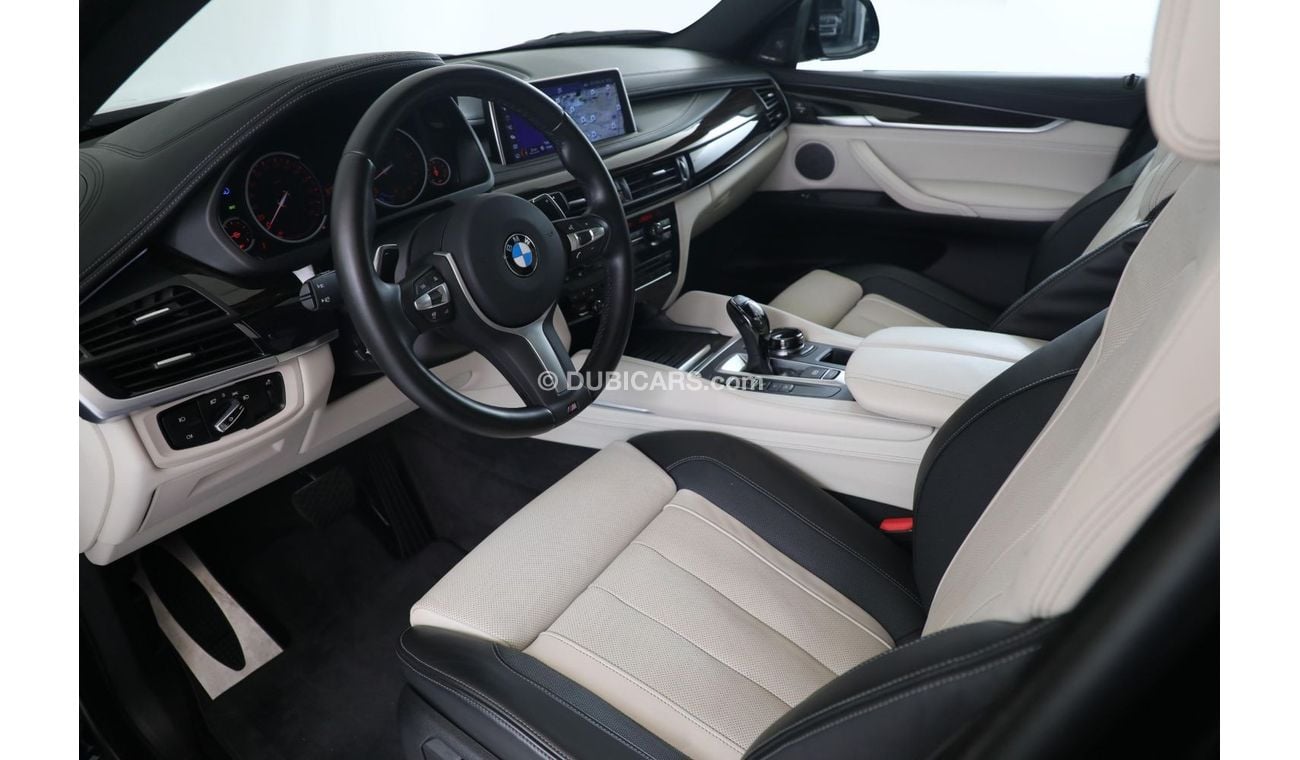 بي أم دبليو X6 35i M Sport 3.0L • 3,150x60 • 0% DP • 2019 • BMW Warranty+Service Contract • GCC