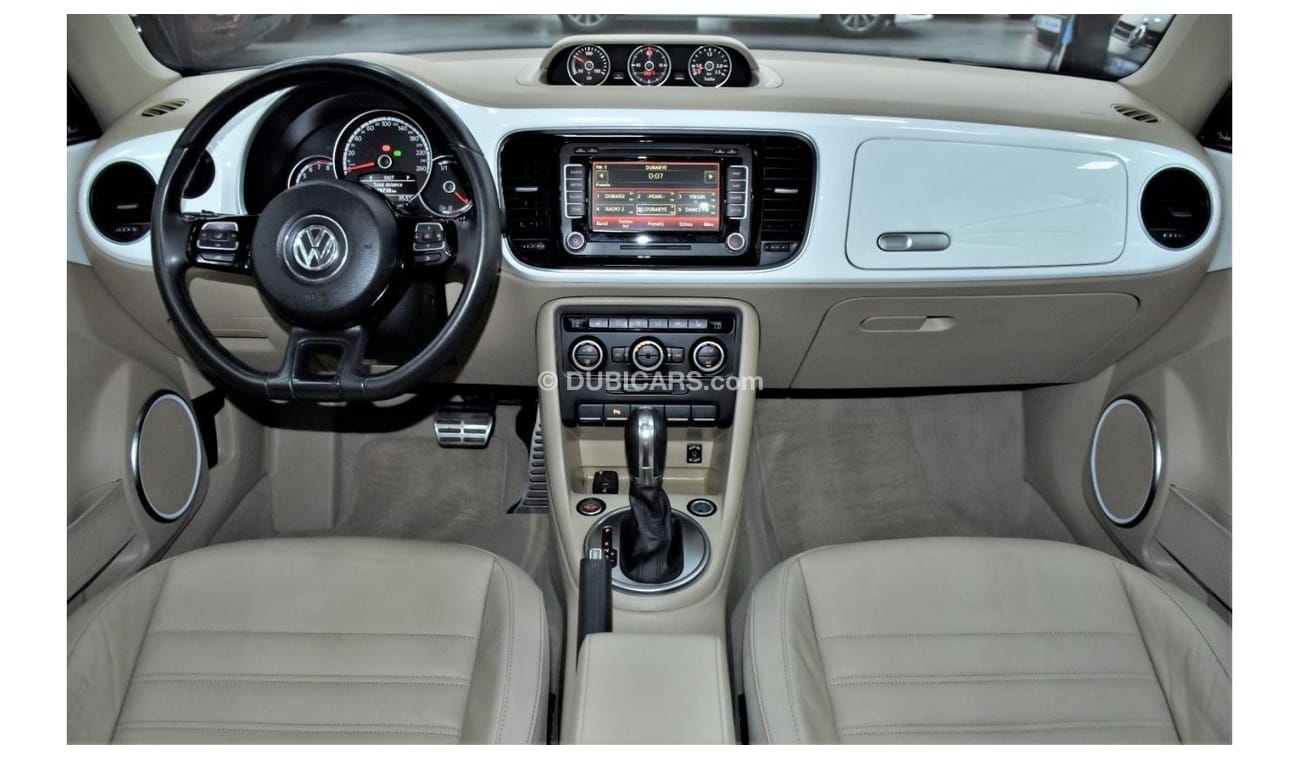 Volkswagen Beetle EXCELLENT DEAL for our Volkswagen Beetle ( 2015 Model ) in White Color GCC Specs