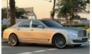 بنتلي مولسان BENTLEY MULSANNE 2012 V8 VIP LOW MILEAGE IN PERFECT CONDITION