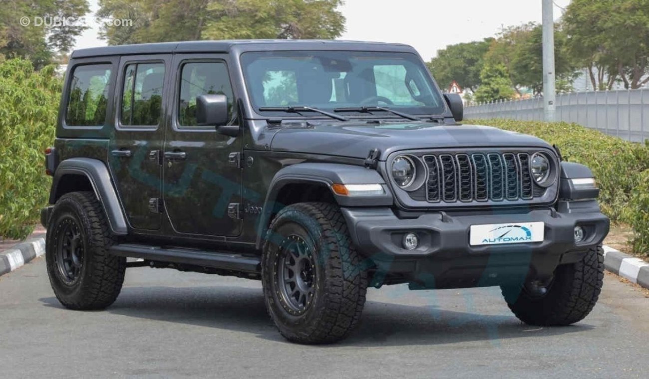 Jeep Wrangler (НА ЭКСПОРТ , For Export) Unlimited Sport S I4 2.0L TURBO , 2024 GCC , 0Km , Без пробега