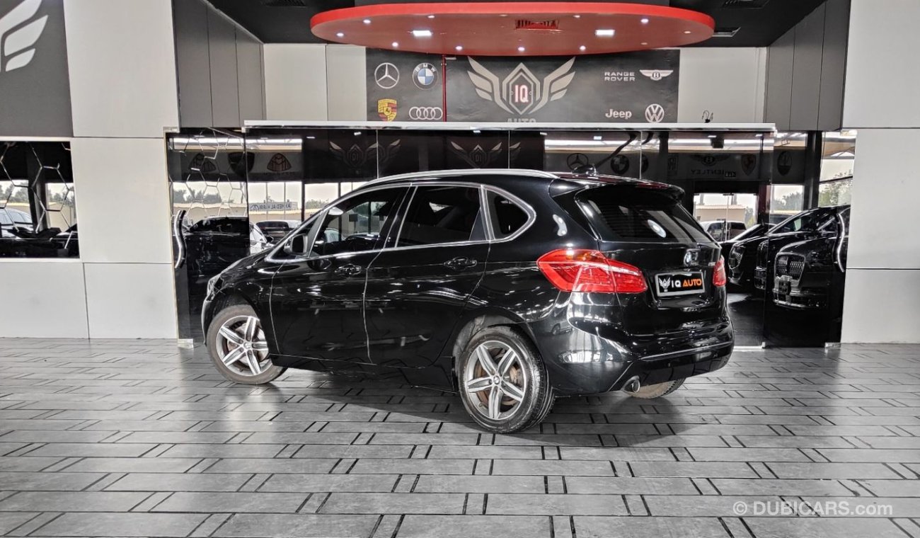 BMW 218i Active Tourer AED 2,300 P.M | 2015 BMW 218i TOURER SPORT | FULL PANORAMIC VIEW | LEATHER | GCC | 1.5