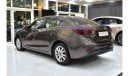 Mazda 3 EXCELLENT DEAL for our Mazda 3 ( 2019 Model ) in Brown Color GCC Specs