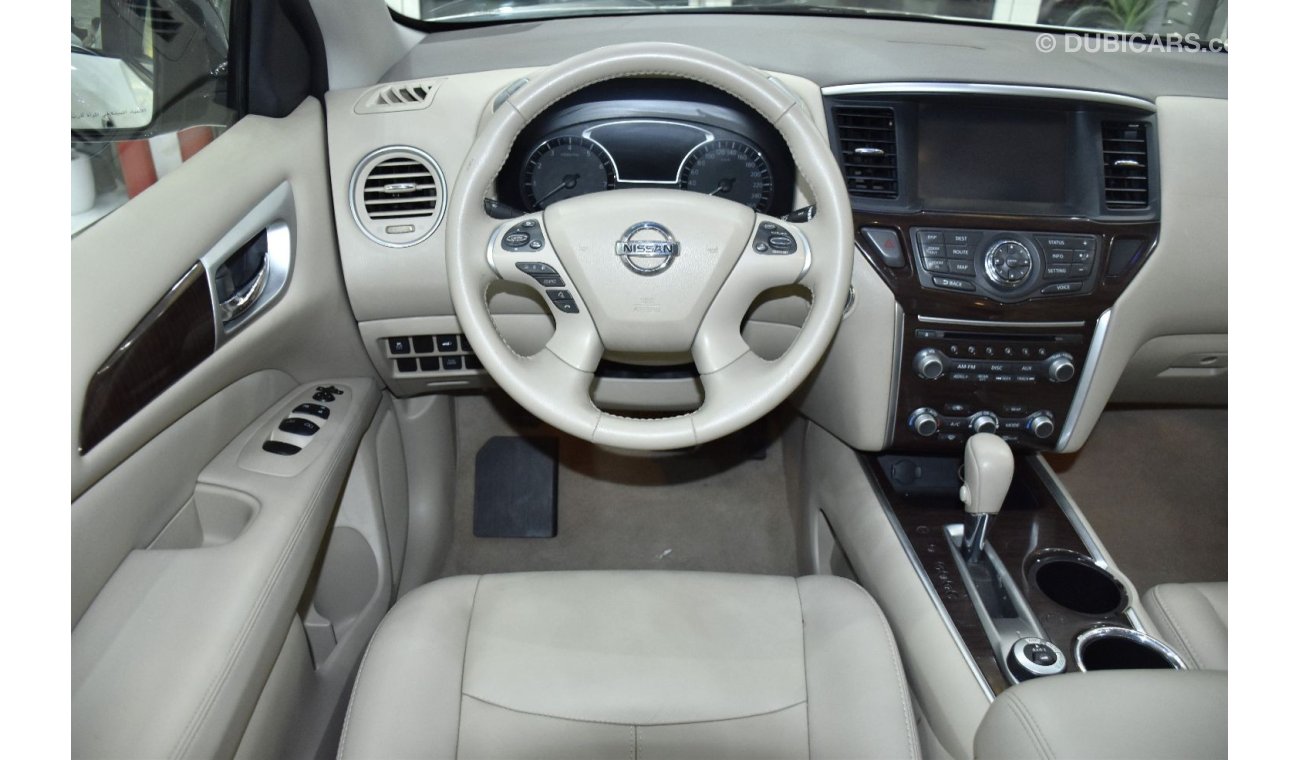Nissan Pathfinder EXCELLENT DEAL for our Nissan Pathfinder SV 4WD ( 2015 Model ) in White Color GCC Specs