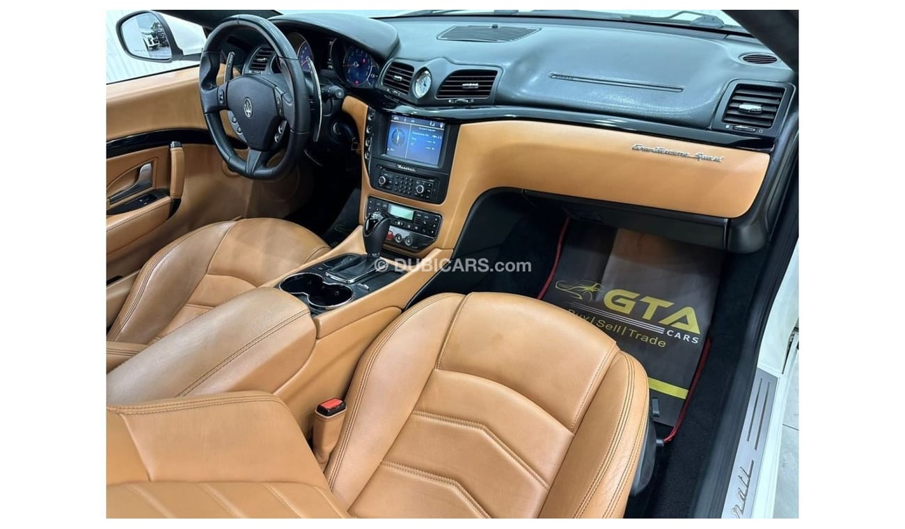 مازيراتي جران توريزمو 2015 Maserati GranTurismo Sport(Full Option), Service History, GCC