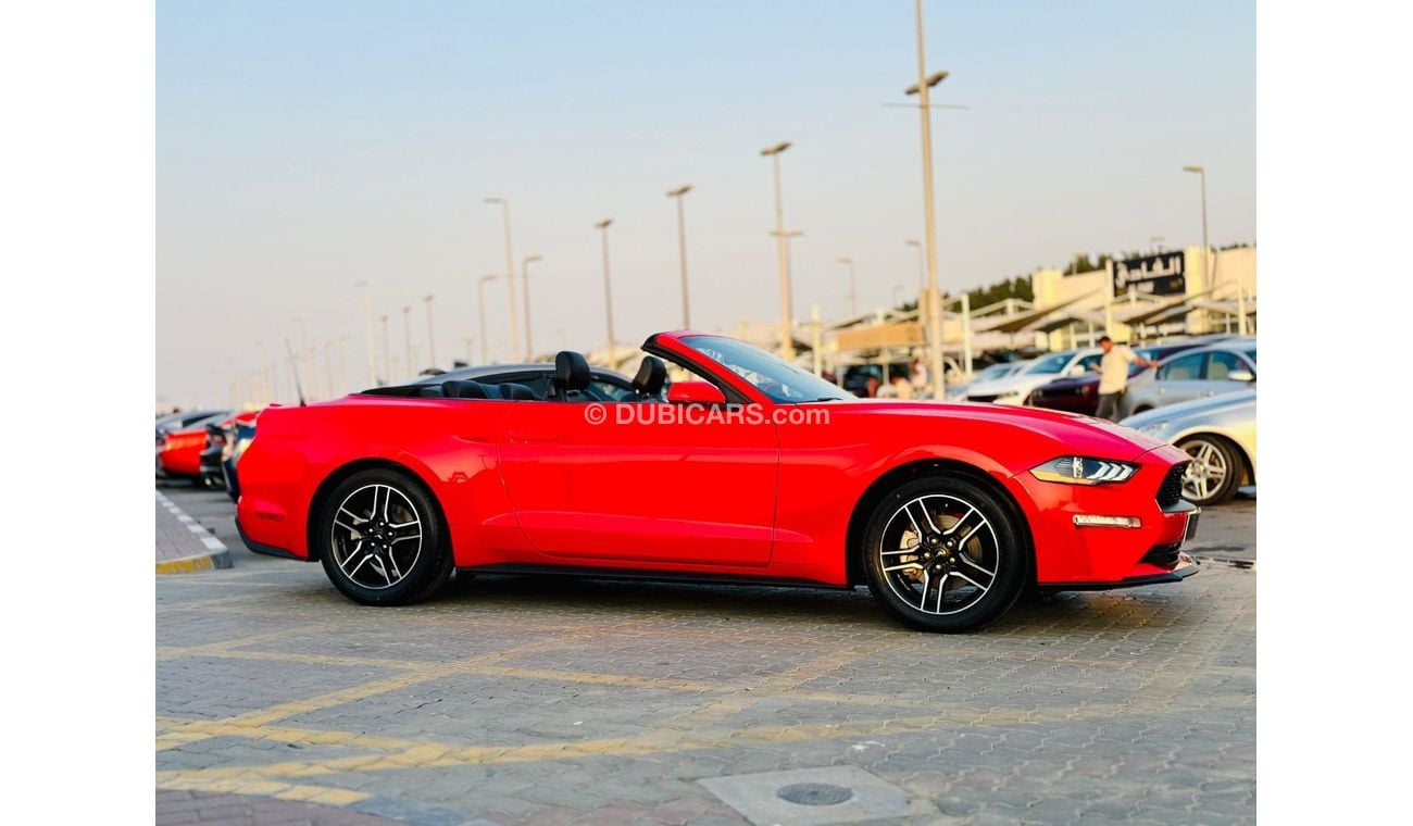 Ford Mustang EcoBoost Premium Convertible | Monthly AED 1310/- | 0% DP | Blindspot | Leather Seats | # 07111