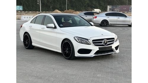 Mercedes-Benz C200 MODEL 2016 GCC CAR PERFECT CONDITION FULL OPTION PANORAMIC ROOF AMG