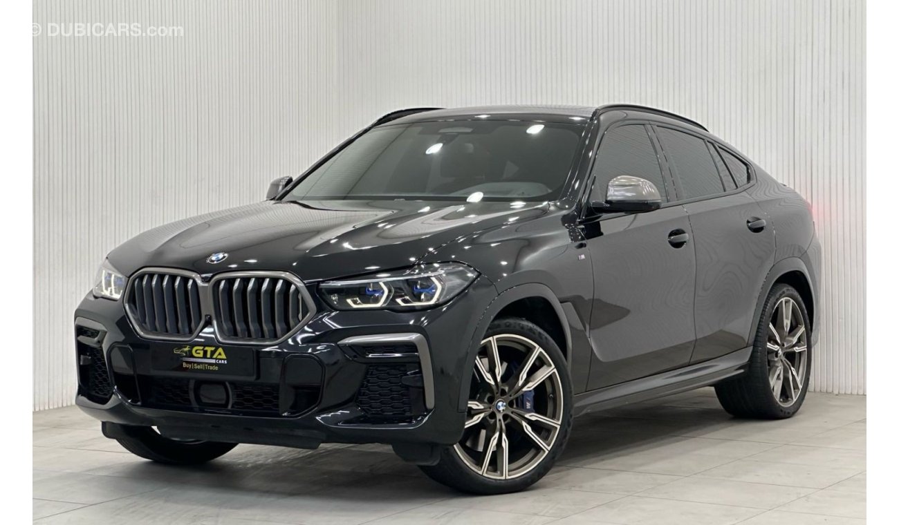 بي أم دبليو X6 2022 BMW X6 M50i, 2027 Agency Service Contract, Full BMW Service History, GCC