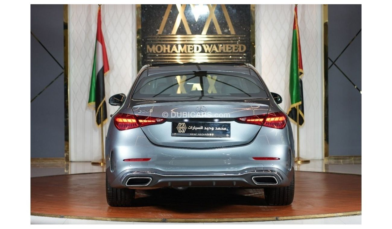 مرسيدس بنز C200 Mercedes-Benz C 200 Premium Plus | 2024 GCC 0km | 5 Years Agency Warranty