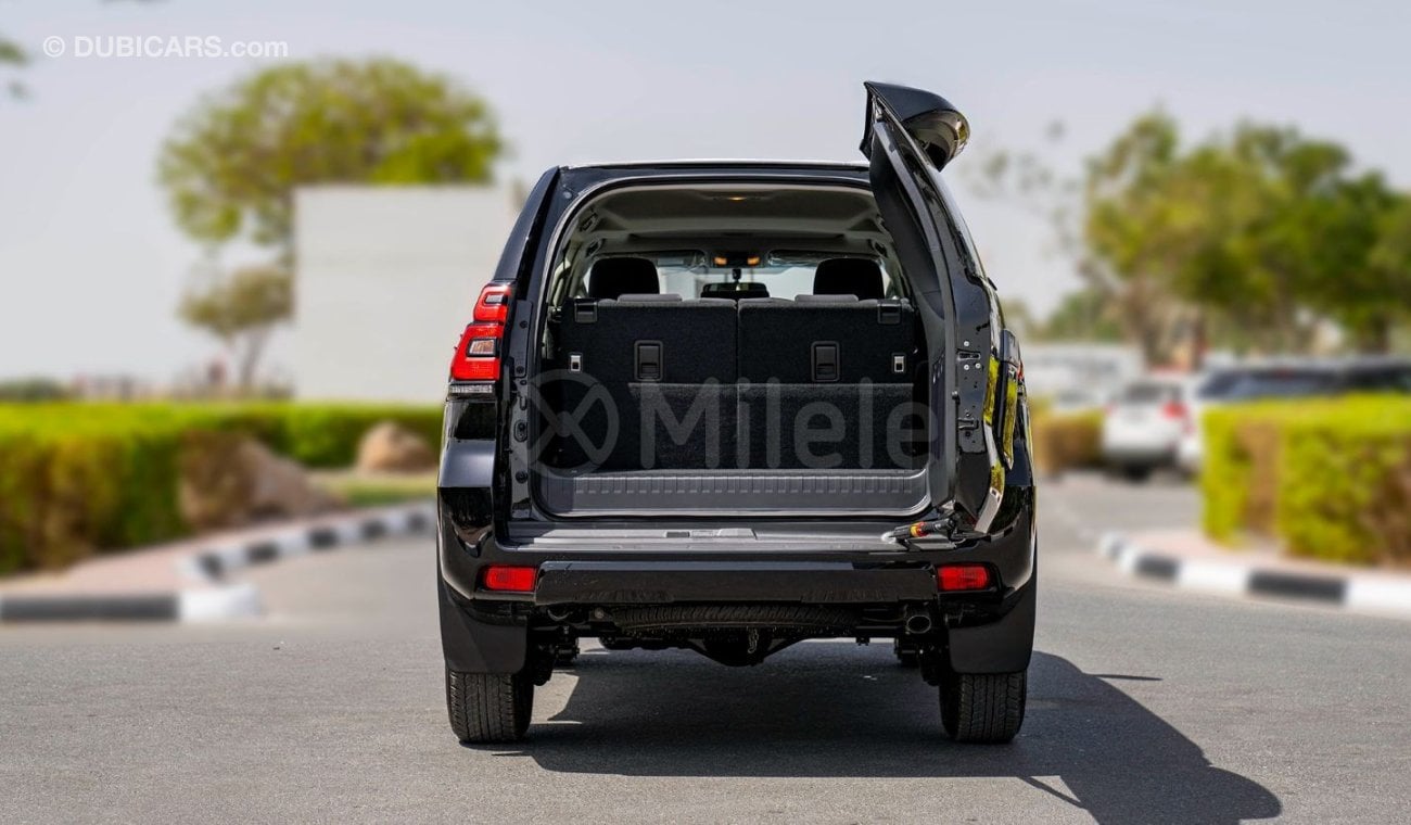 تويوتا برادو TX 2.7L PETROL TIRE UNDER: WITH SUNROOF, DIFF LOCK, COOL BOX, KEYLESS ENTRY