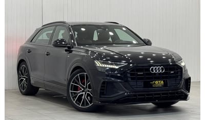 أودي Q8 55 TFSI quattro S Line 3.0L 2021 Audi Q8 S-Line 55TFSI Quattro, Warranty, Service Contract, ABT Kit,