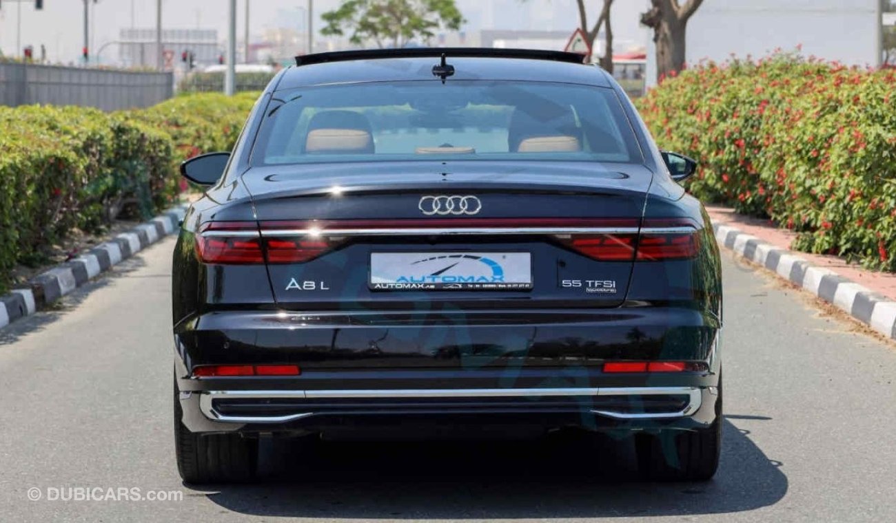 Audi A8 L 55 TFSI Quattro V6 3.0L AWD , GCC 2024 , With 3 Years Warranty & 5 Years Service @Official Dealer