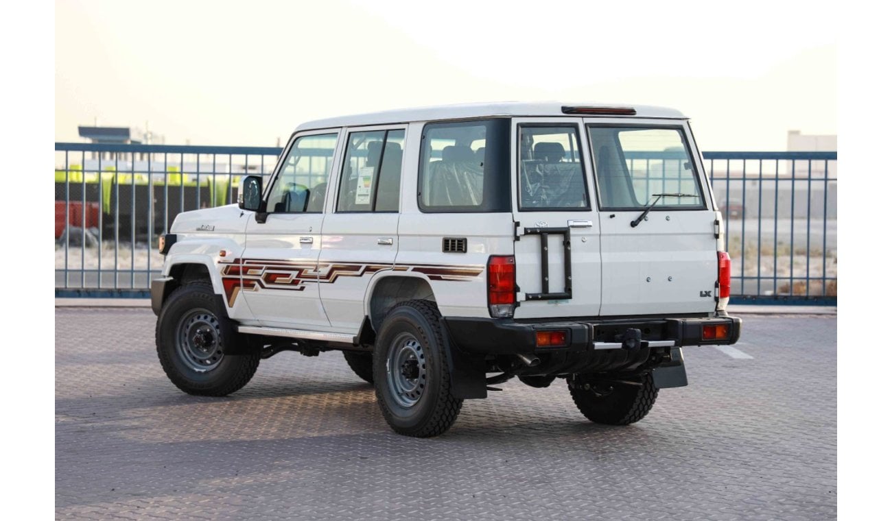 Toyota Land Cruiser Hard Top 2024 Toyota LC 76 4.0 Hard Top Luxury 5DR - White inside Bluish Grey | Export Only