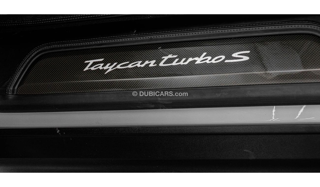 بورش تايكان Turbo S (755 HP) 2021 - PORSCHE TAYCAN TURBO S - GCC - SERVICE HISTORY - AL NABOODA WARRANTY TILL 09