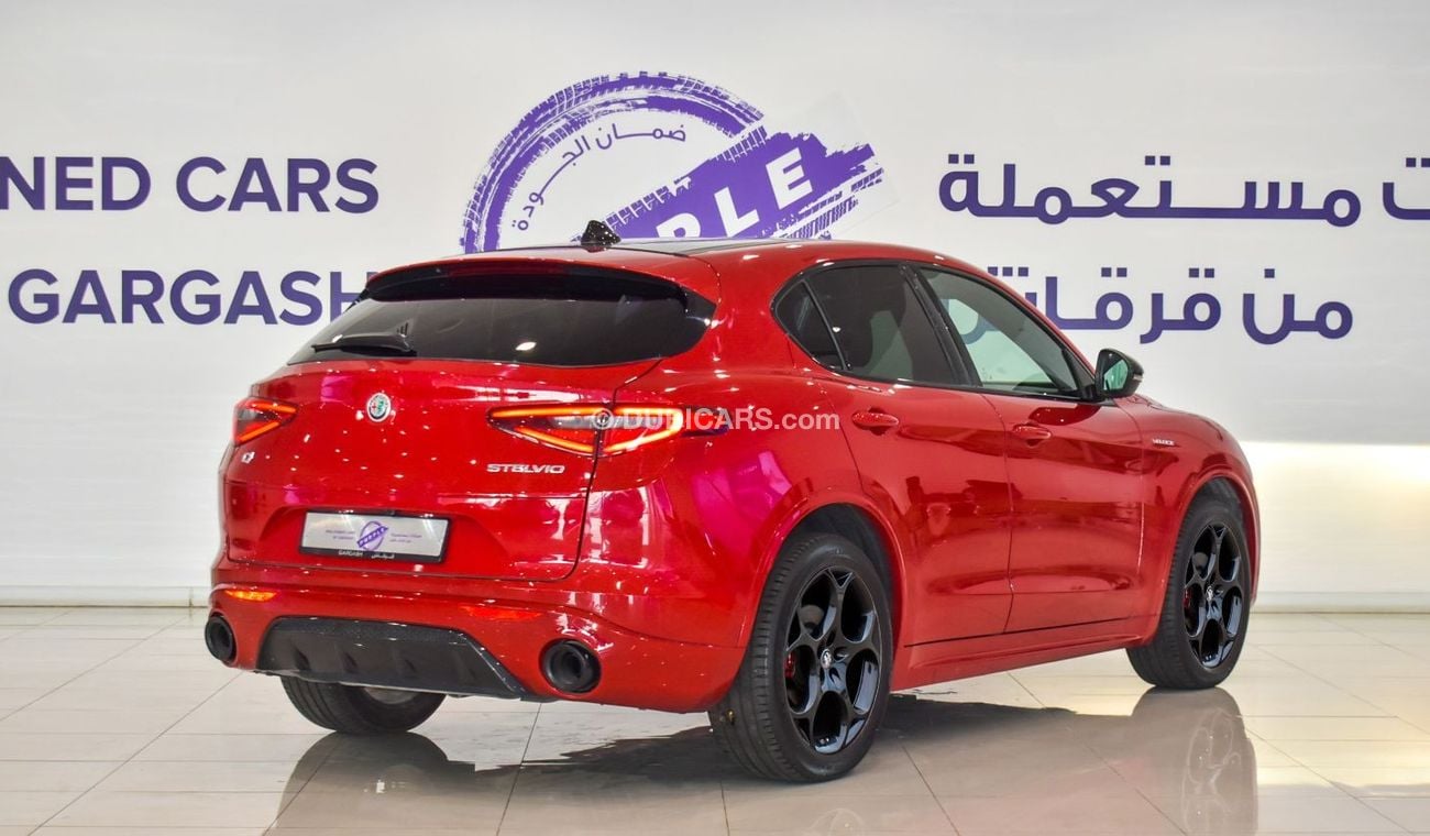 Alfa Romeo Stelvio Veloce | 2023 | Warranty & Service | Service History | Low Mileage